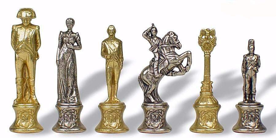 Jeu d'Echecs en Métal "Napoléon"