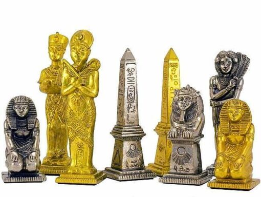 Jeu d'Echecs en Métal "Egypte"